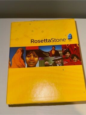 RosettaStone Italian Language Learning Software - Bright Yellow Box